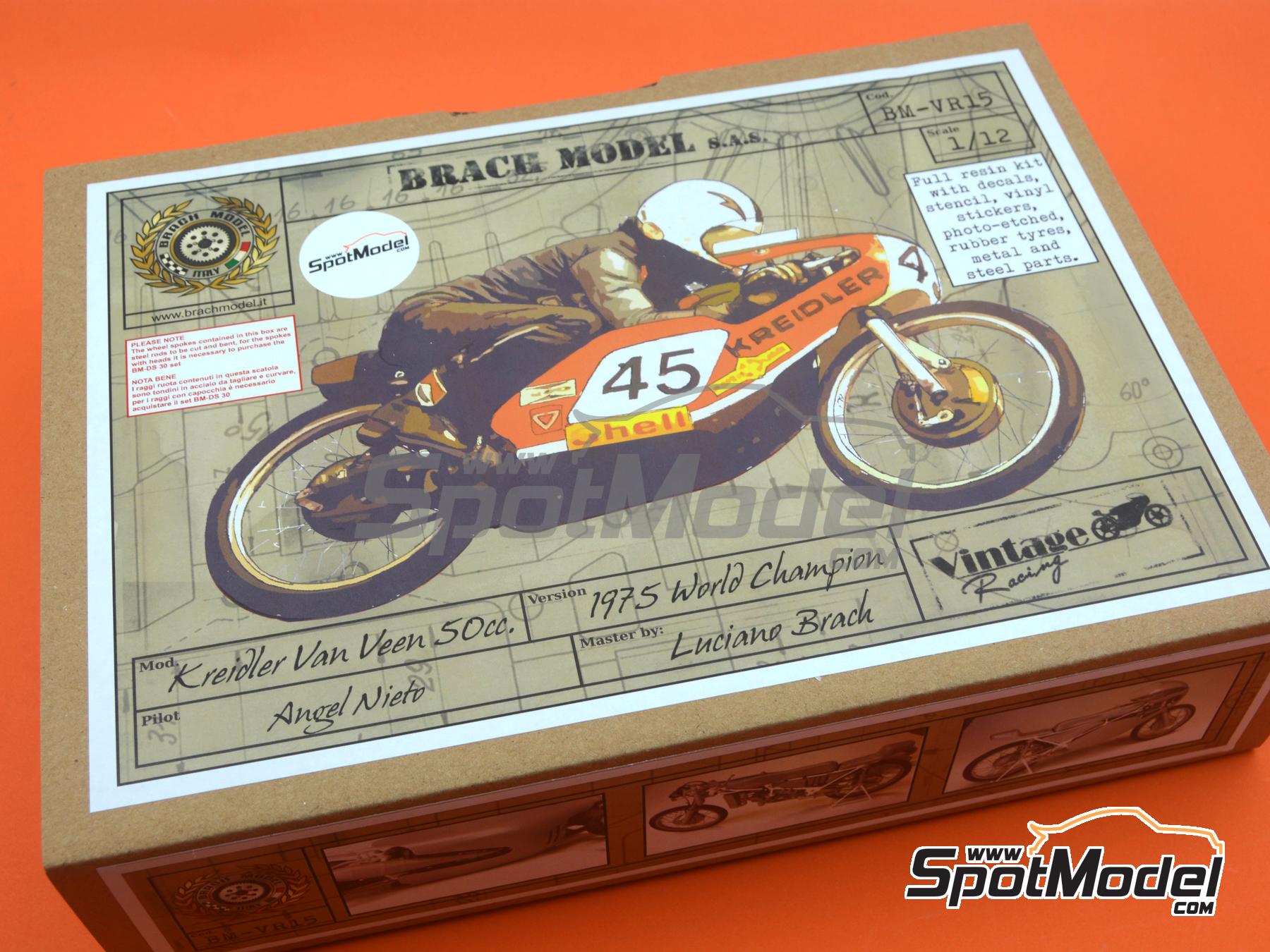 Brach Model BM-VR15: Motorbike scale model kit 1/12 scale